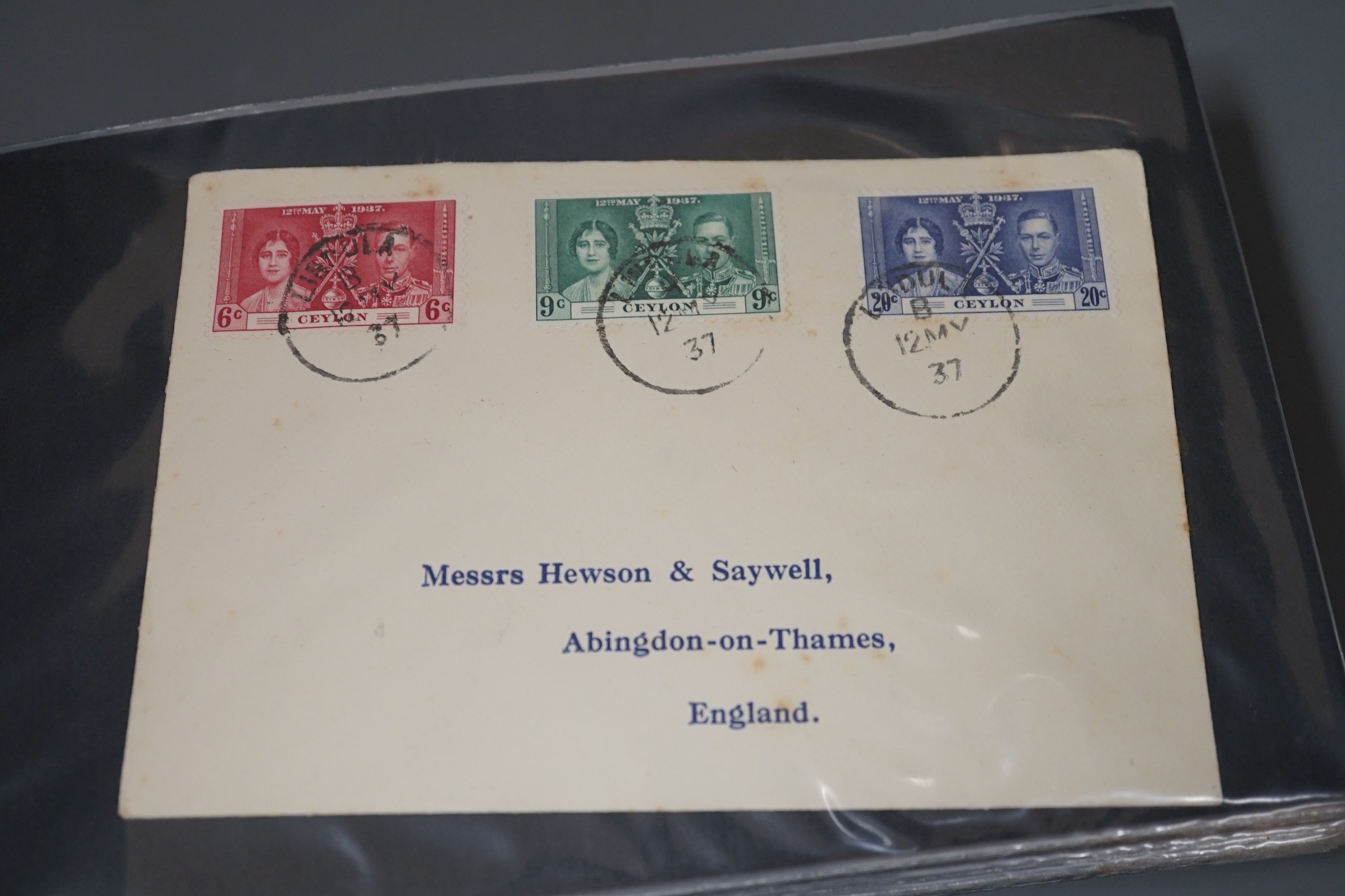 Fifty six Coronation commonwealth first day covers